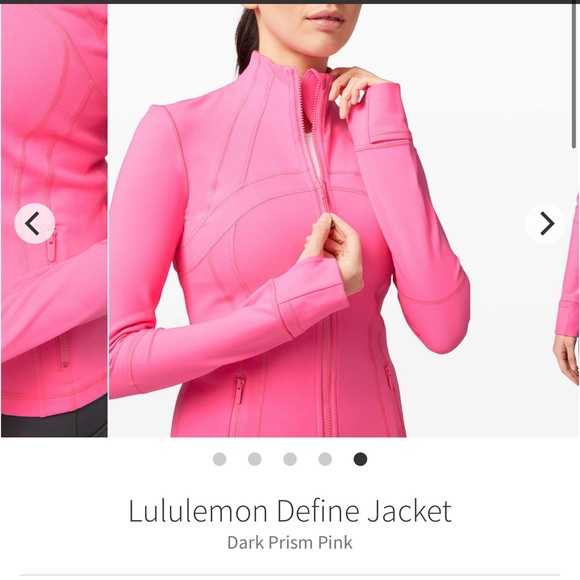 lululemon athletica Jackets & Blazers - Rare Lululemon Define Jacket Dark Prism Pink Sz 6